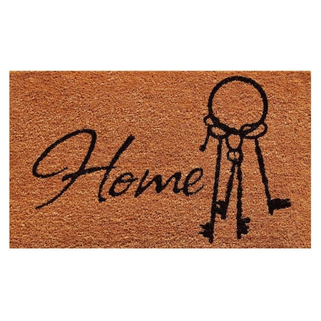 Configuracion 17 x 29 in. Home Keys Doormat Multi Color CO3357274